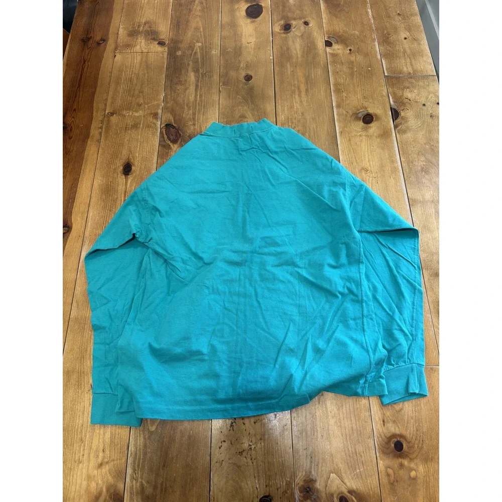 Vintage 1993 Outer Banks Ideas Committee Long Sleeve T-Shirt Men's Size L Teal